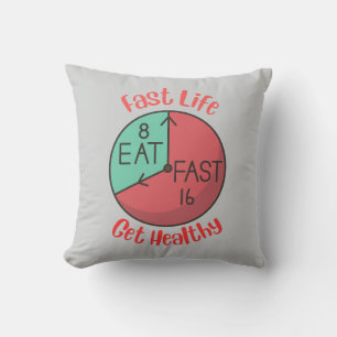 Fast Life Get Healthy Pillow
