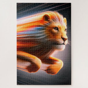 Fast Lion Jigsaw Puzzle