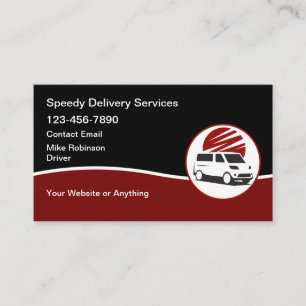 Fast Local Delivery Services  Business Card
