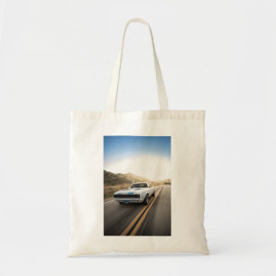 Fast muscle car tote bag