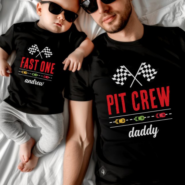 Fast One Black Race Car  Baby T-Shirt (Creator Uploaded)