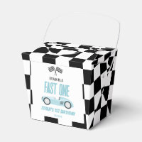 Fast One Blue Race Car 1st Birthday Party