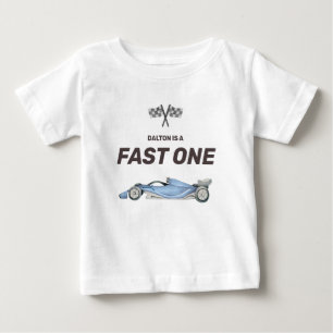 Fast One Race Car First Birthday Toddler T-Shirt