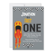 Fast ONE racecar themed 1st birthday party