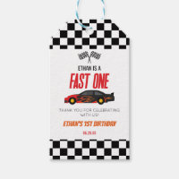 Fast One Red Flame Race Car 1st Birthday Party