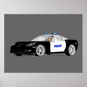 Fast Police Car!! Poster
