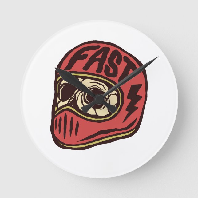 Fast Rider Round Clock (Front)