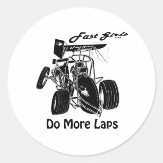 Fast Sprints Sprint Car Series Classic Round Sticker