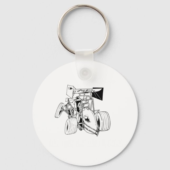 Fast Sprints Sprint Car Series Key Ring (Front)