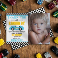 Fast & Three Race Car 3rd Birthday Photo