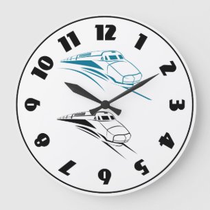 Fast Trains Clock