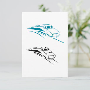 Fast Trains Invitations