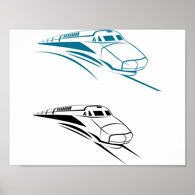 Fast Trains Poster (Front)