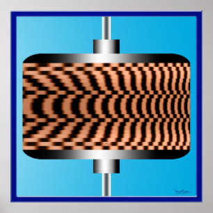 Fast Turning Disc Poster