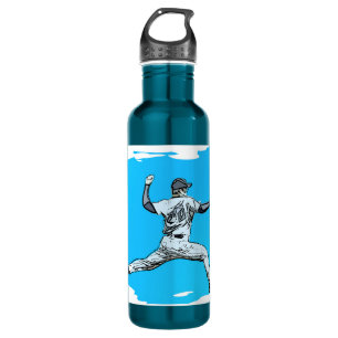 Fastball Baseball Pitcher   710 Ml Water Bottle