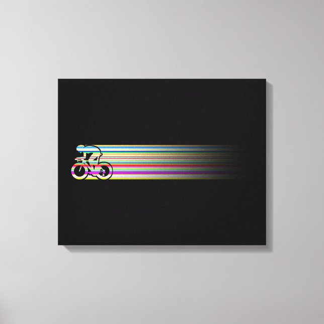 Faster, faster, even faster canvas print (Front)