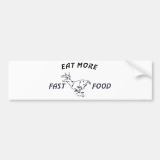 FASTFOOD_DEER BUMPER STICKER