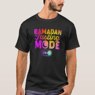Fasting Mode On Cool Ramadan Karim Colourful T-Shirt