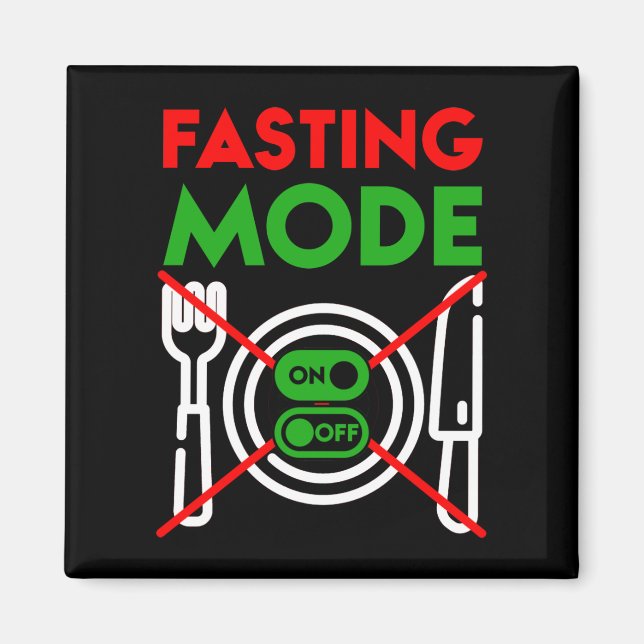 Fasting Mode On Muslim Leader Or Teacher Magnet (Front)