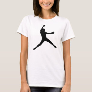 Fastpitch Black Silhouette Shirt