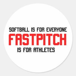 FastPitch Classic Round Sticker