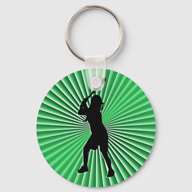 Fastpitch Softball Batter Keychain (Front)