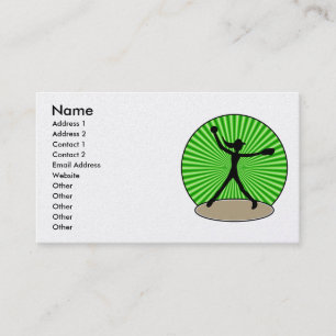 Fastpitch Softball Business Card