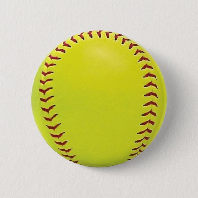 Fastpitch Softball Button (Front)