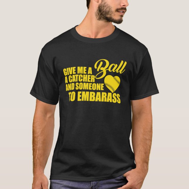 Fastpitch Softball Funny Jug Retro T-Shirt (Front)