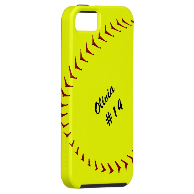 Fastpitch Softball iPhone 5 Case (Back/Right)