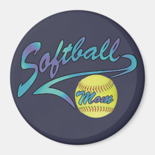 Fastpitch Softball Mom Athletic Tail Magnet