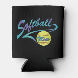 Fastpitch Softball Mum Athletic Tail Can Cooler