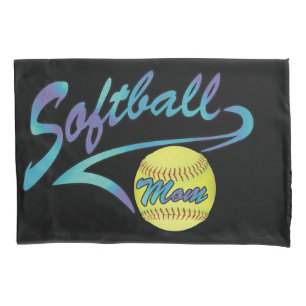 Fastpitch Softball Mum Athletic Tail Pillowcase