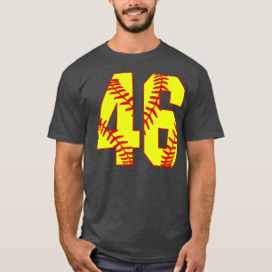 Fastpitch Softball Number Softball  Jersey Uniform T-Shirt