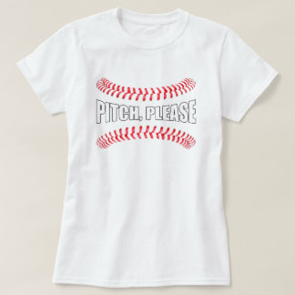 Fastpitch Softball "Pitch, Please" Funny Softball T-Shirt