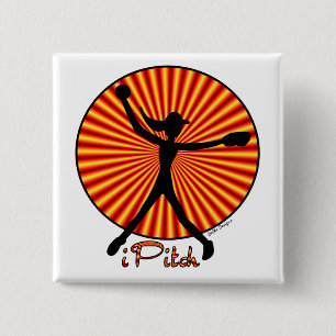 Fastpitch Softball Pitcher Button