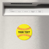 Fastpitch Softball Player Custom Team Name Sports Magnet (In Situ (Dishwasher))