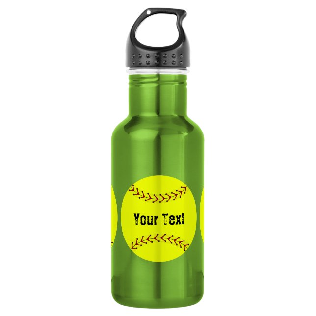 Fastpitch Softball Sports 532 Ml Water Bottle (Front)