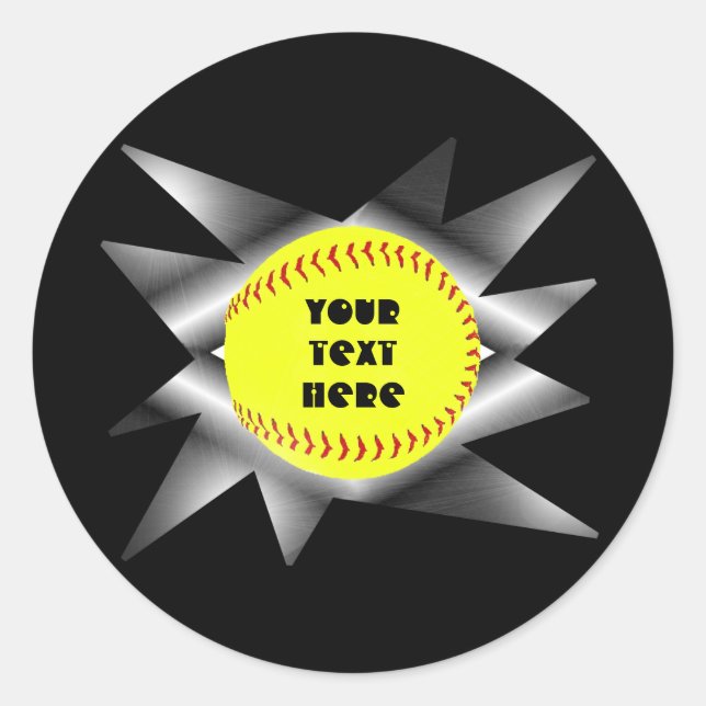 Fastpitch Softball Sticker (Front)