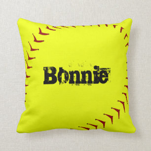 Fastpitch Softball Throw Pillow