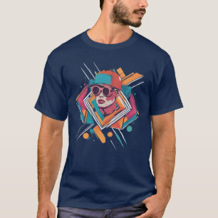 Faszination der Jugend, abstrakte Kunst T-Shirt