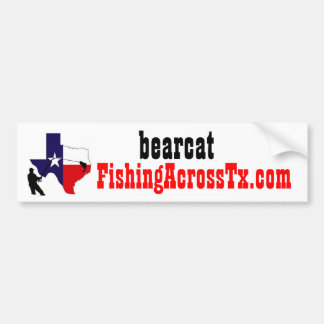 fat%20logo%20#001_AZ, FishingAcrossTx.com, bearcat Bumper Sticker