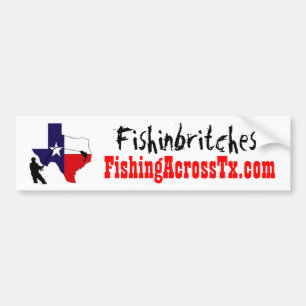 fat%20logo%20#001_AZ, FishingAcrossTx.com, Fish... Bumper Sticker
