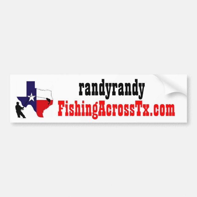 fat%20logo%20#001_AZ, FishingAcrossTx.com, Scoo... Bumper Sticker (Front)