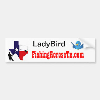 fat%20logo%20#001_AZ, FishingAcrossTx.com, Scoo... Bumper Sticker