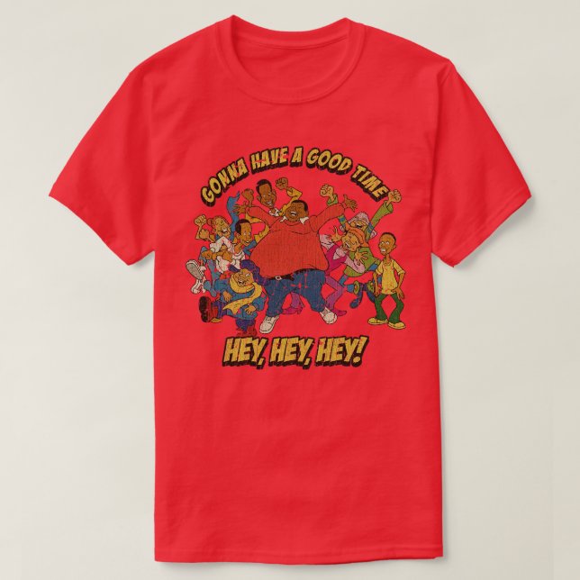 Fat Albert Gonna Have a Good Time Pin T-Shirt (Design Front)