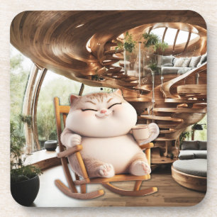 Fat And Sassy Coffee Time Coaster