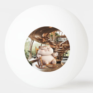 Fat And Sassy Coffee Time Ping Pong Ball