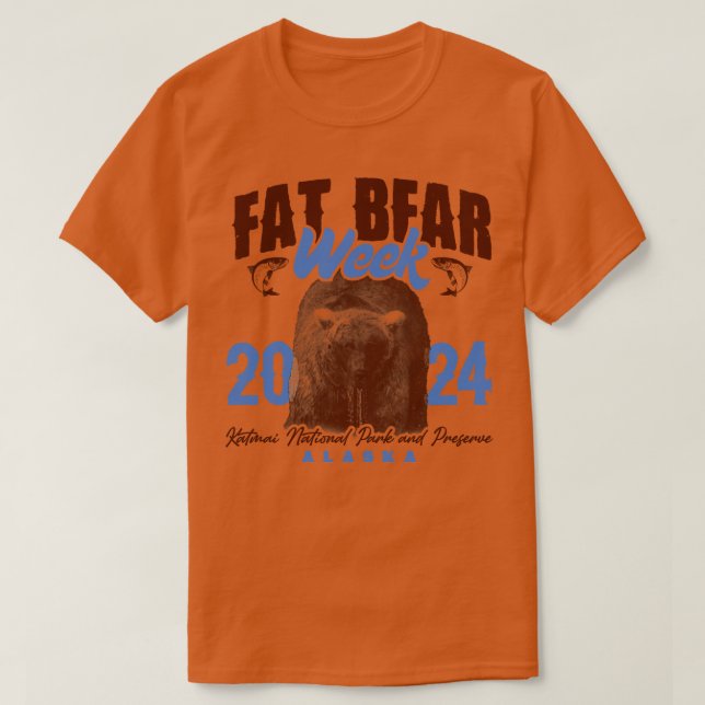 Fat Bear Week 2024 T-Shirt (Design Front)