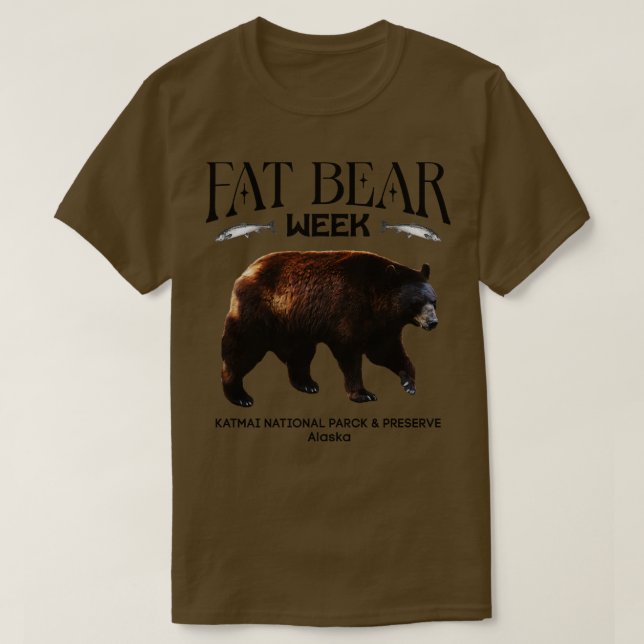 Fat Bear Week 2024 TShirt (Design Front)